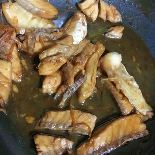 鯛のあらの生姜煮